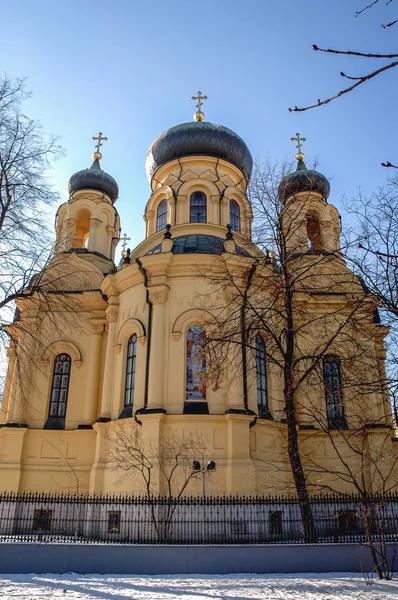 Православный собор Варшавы — стоковое фото