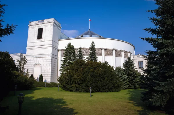 Polish parliament building — Stock Photo, Image