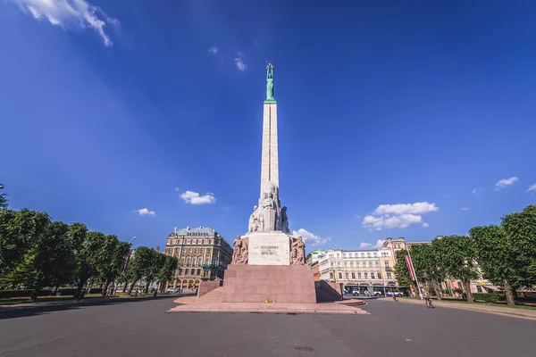 Freedom Monument in Riga — Stock Photo, Image