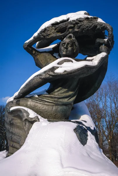 Lazienki Park in Polen — Stockfoto