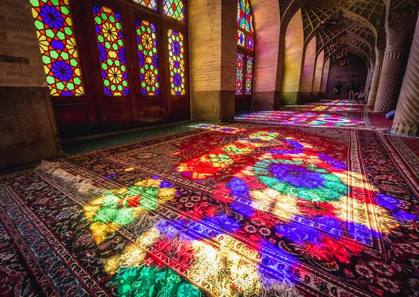 Rosafarbene Moschee in Shiraz — Stockfoto