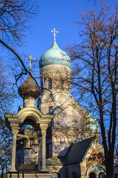 Православная церковь Варшавы — стоковое фото