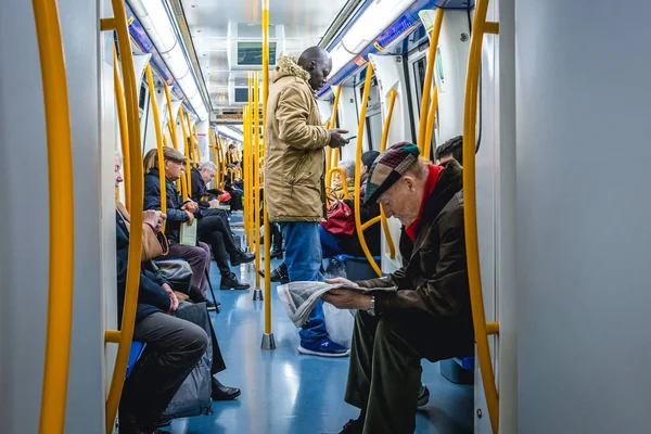 Του μετρό στη Μαδρίτη — Φωτογραφία Αρχείου