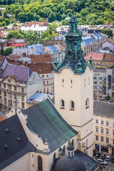 Katolikus egyház-Lviv — Stock Fotó