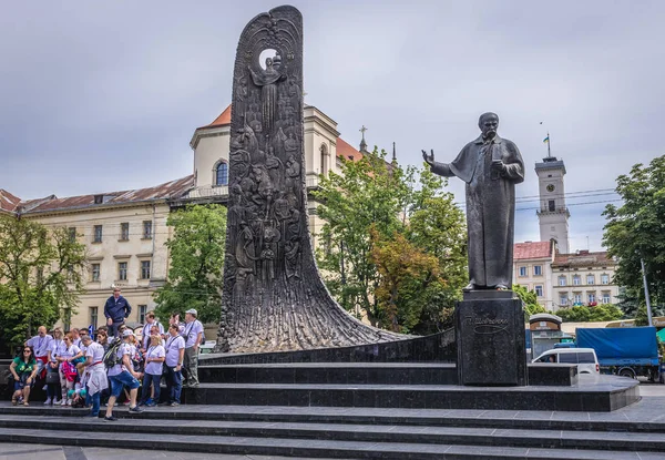 Taras Shevchenko monument — Stock Photo, Image