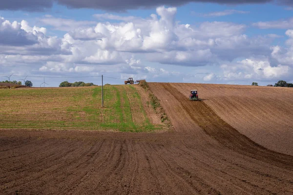 Veld in Polen — Stockfoto