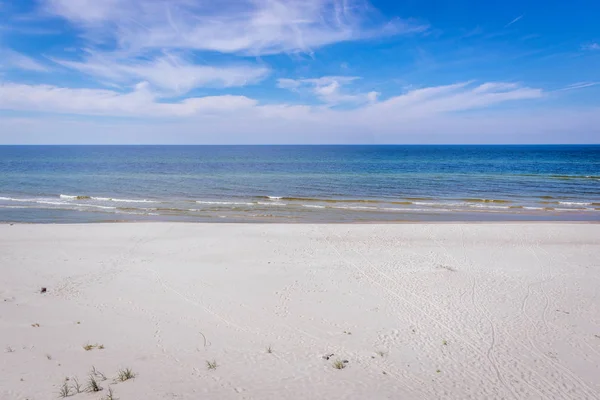 Playa de mar báltico en Polonia — Foto de Stock