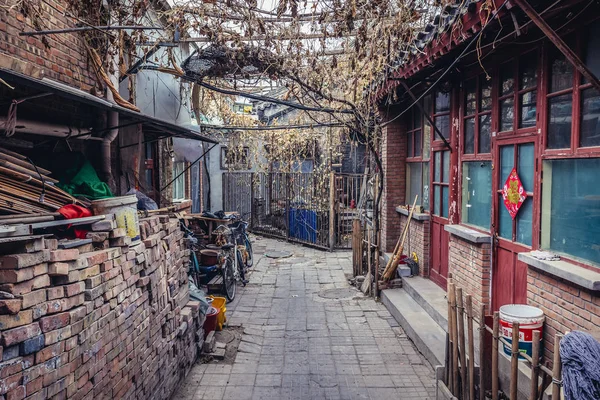 Hutong en Beijing — Foto de Stock