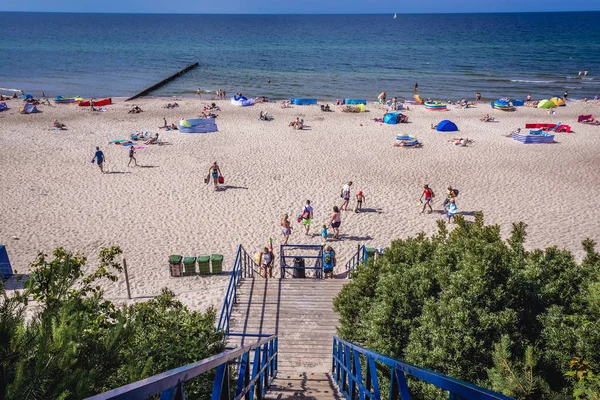 Playa del Mar Báltico en Rewal — Foto de Stock