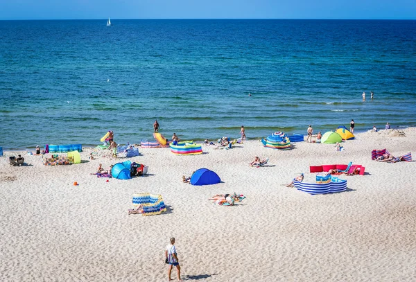 Playa del Mar Báltico en Rewal — Foto de Stock