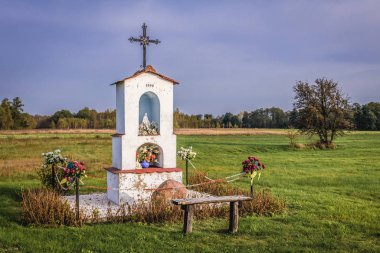 Wayside shrine in Poland clipart