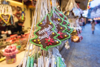 Christmas market in Wroclaw clipart