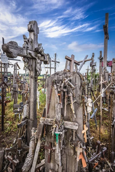 Cerro de cruces en Lituania — Foto de Stock