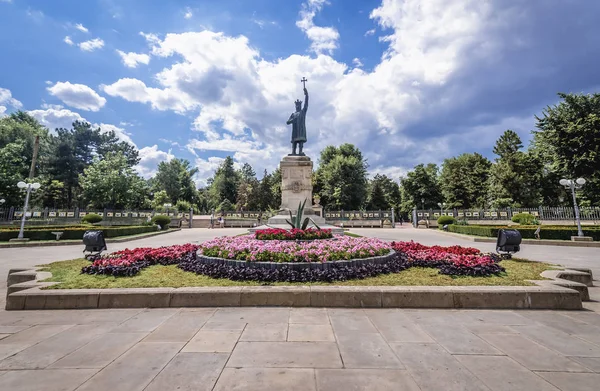 Μνημείο Stephen III στην πόλη Chisinau — Φωτογραφία Αρχείου