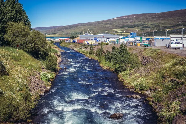 Глера річка в Ісландії — стокове фото