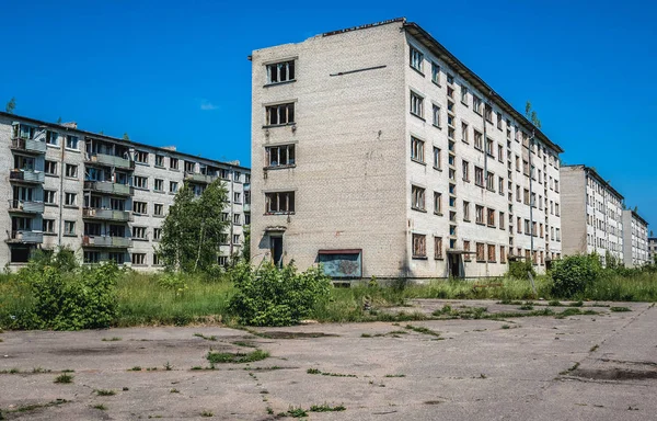 Abandoned Skrunda town in Latvia — Stock Photo, Image