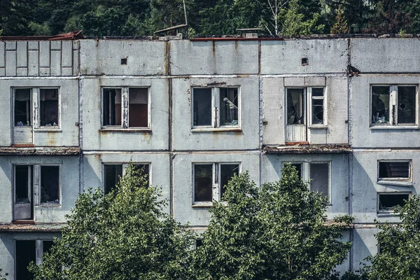Ciudad abandonada de Skrunda en Letonia — Foto de Stock
