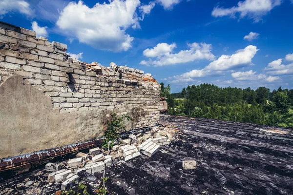 Letonya 'da terk edilmiş Skrunda kasabası — Stok fotoğraf