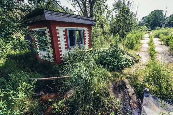 Övergiven Skrunda stad i Lettland — Stockfoto