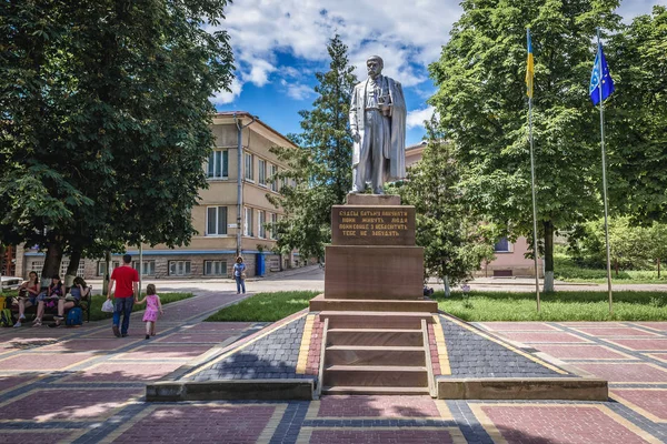 Socha Ševčenka v Terebovlii — Stock fotografie