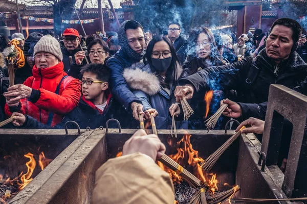 Lama Tapınağı Pekin — Stok fotoğraf