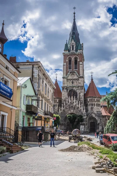 Kerk in Chortkiv — Stockfoto