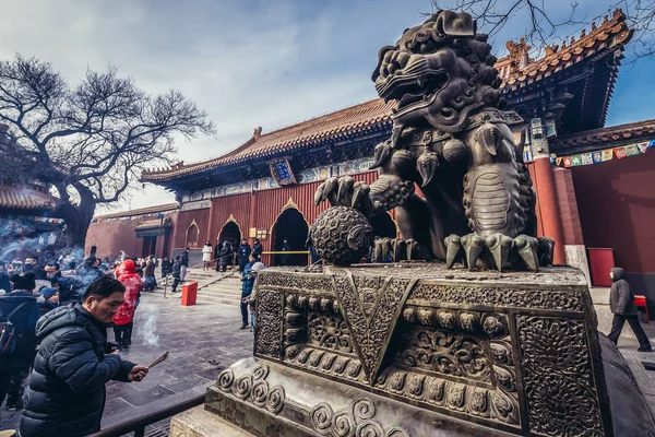 Tempio Lama a Pechino — Foto Stock