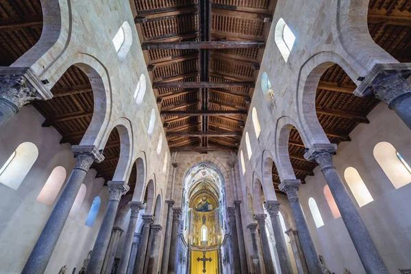 Kathedraal in cefalu — Stockfoto