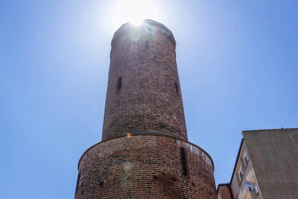 Antigua torre en Gryfice — Foto de Stock