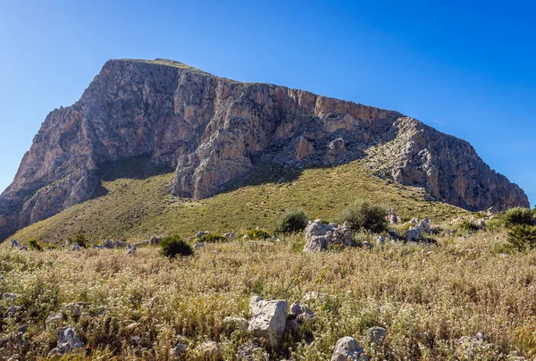 Mount Cofano on Sicily island — Stock Photo, Image