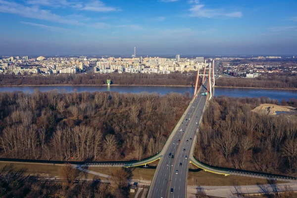 Мост в Варшаве — стоковое фото