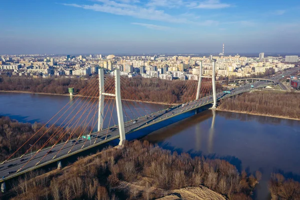 Bron i Warszawa在华沙桥 — Stockfoto