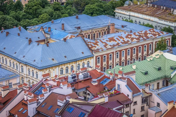 Lviv Ukraine June 2017 View Top Lviv City Hall Tower — Stock Photo, Image