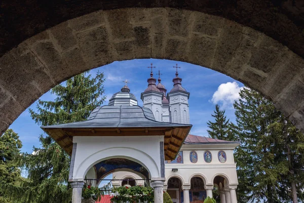 Ciolanu Prawosławny Klasztor Pobliżu Wsi Tisau Magura Rumunii — Zdjęcie stockowe