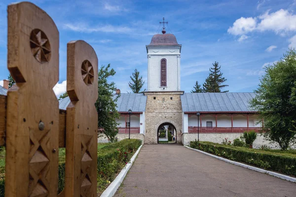 Porte Entrée Monastère Orthodoxe Ciolanu Près Des Villages Tisau Magura — Photo