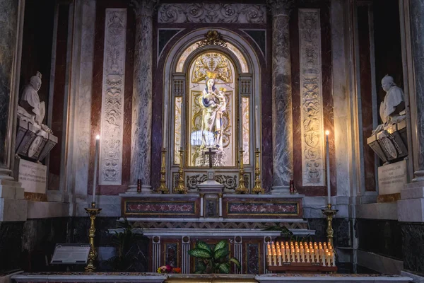 Una Delle Cappelle Della Cattedrale Dell Assunzione Cattolica Romana Palermo — Foto Stock