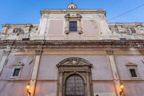 Chiesa Santa Caterina Piazza Pretoria Conosciuta Anche Come Piazza Della — Foto Stock