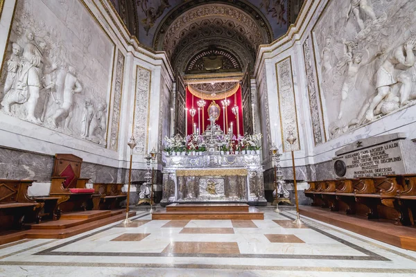 Veduta Sulla Cappella Accanto All Altare Maggiore Della Cattedrale Dell — Foto Stock