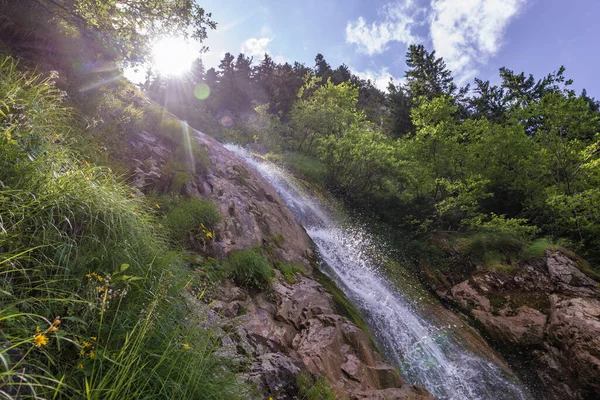 Водоспад Каскада Кайор Розташований Національному Парку Родна Провінція Марамур Румунія — стокове фото