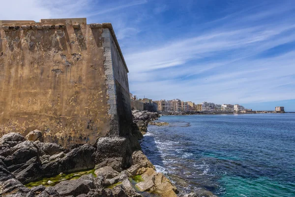 Bastión Histórico Conca Conca Parte Las Murallas Tramontana Trapani Sicilia —  Fotos de Stock