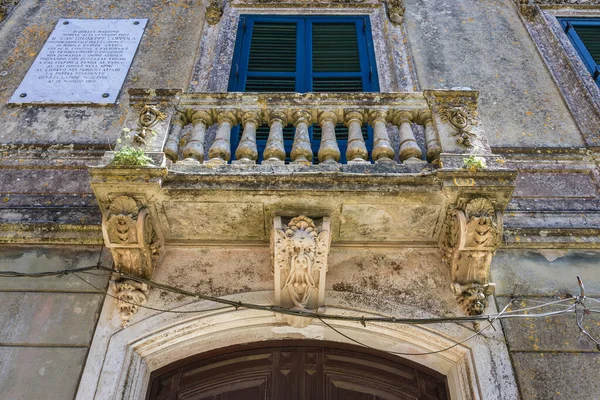 Detalles Casa Alquiler Erice Ciudad Histórica Monte Erice Isla Sicilia — Foto de Stock