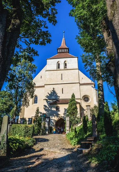 Sighisoara Romania Luglio 2016 Cosiddetta Chiesa Sulla Collina Nella Città — Foto Stock