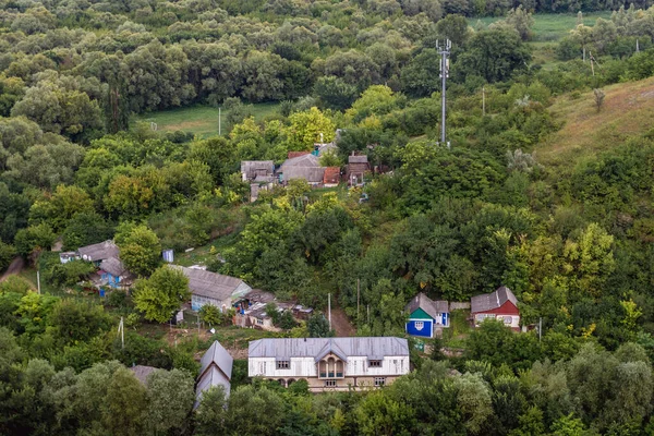 Gebouwen Saharna Klein Dorp Het District Rezina Moldavië — Stockfoto