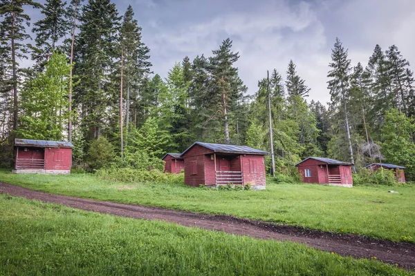 Kleine Huisjes Huur Klastorisko Slowakije Paradijs Park Slowakije — Stockfoto