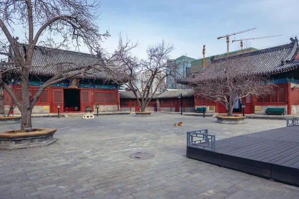 Zhihua Templo Budista Sabedoria Atingido Localizado Lumicang Hutong Cidade Pequim — Fotografia de Stock