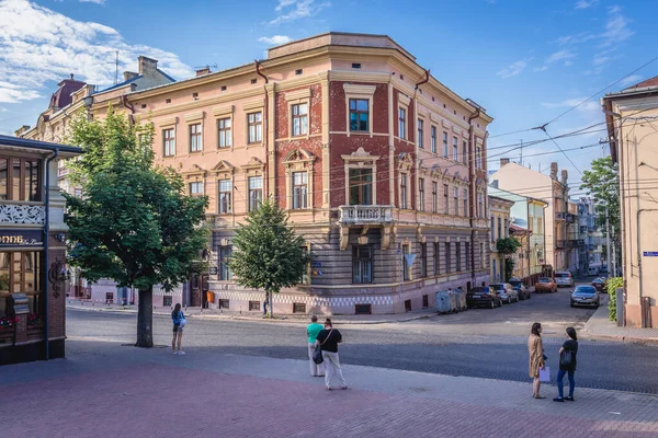 Tchernivtsi Ukraine Juin 2017 Vue Extérieure Maison Tchernivtsi — Photo