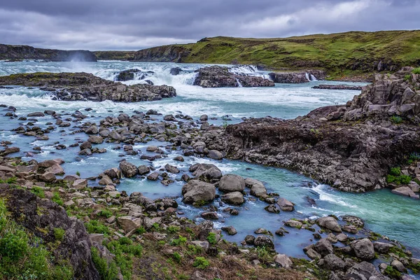 Urridafoss Wasserfall Auf Dem Fluss Thjorsa Island — Stockfoto