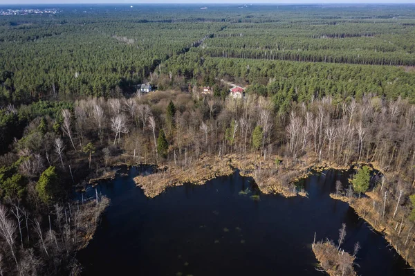 Torfy Lake Área Protegida Masovian Landscape Park Cerca Ciudad Karczew — Foto de Stock