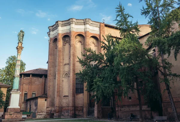 Bolonha Itália Setembro 2019 Basílica São Domingos Coluna Parte Histórica — Fotografia de Stock