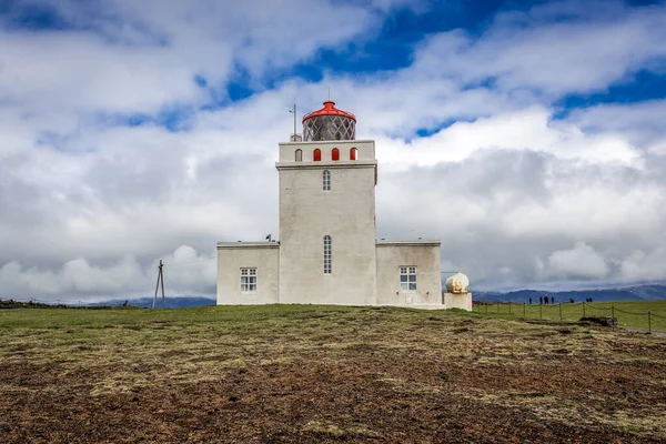 Vuurtoren Van Dyrholaey Voorheen Bekend Als Cape Portland Gelegen Aan — Stockfoto
